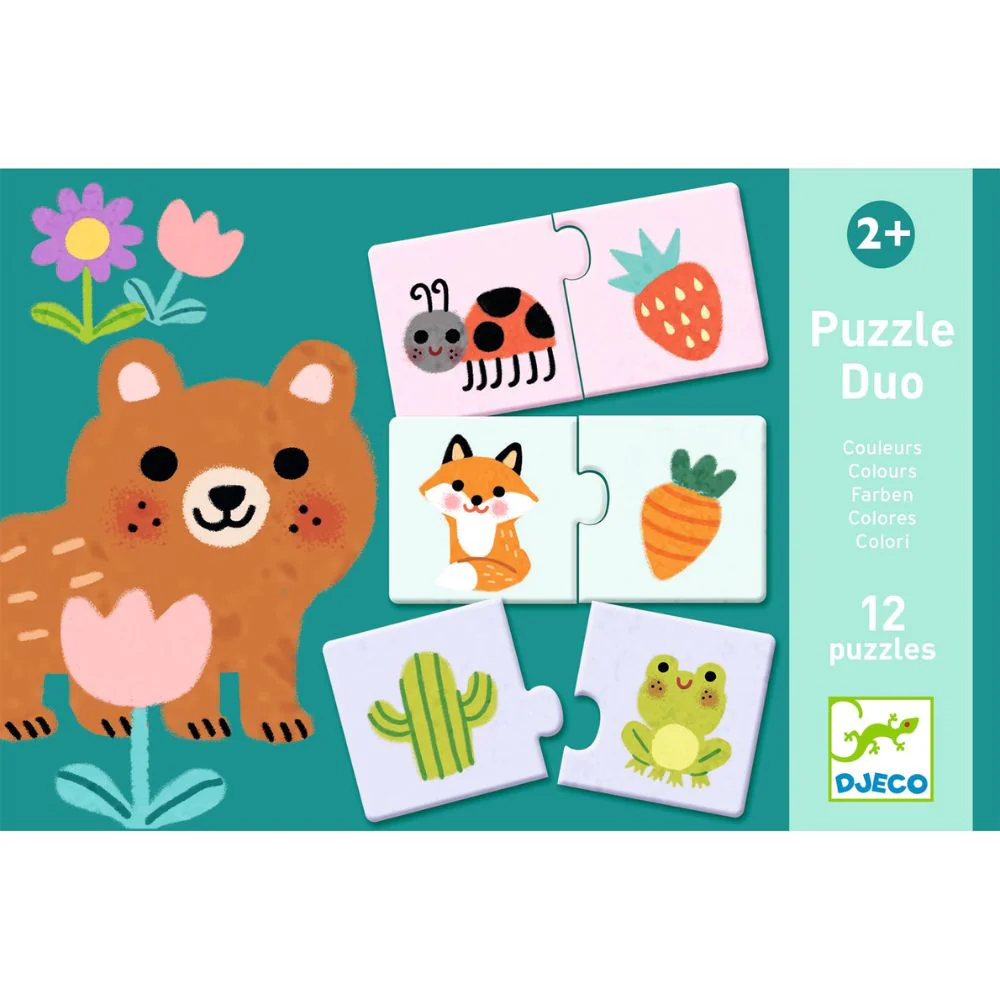 Djeco Puzzle Duo - Colours - Image 4