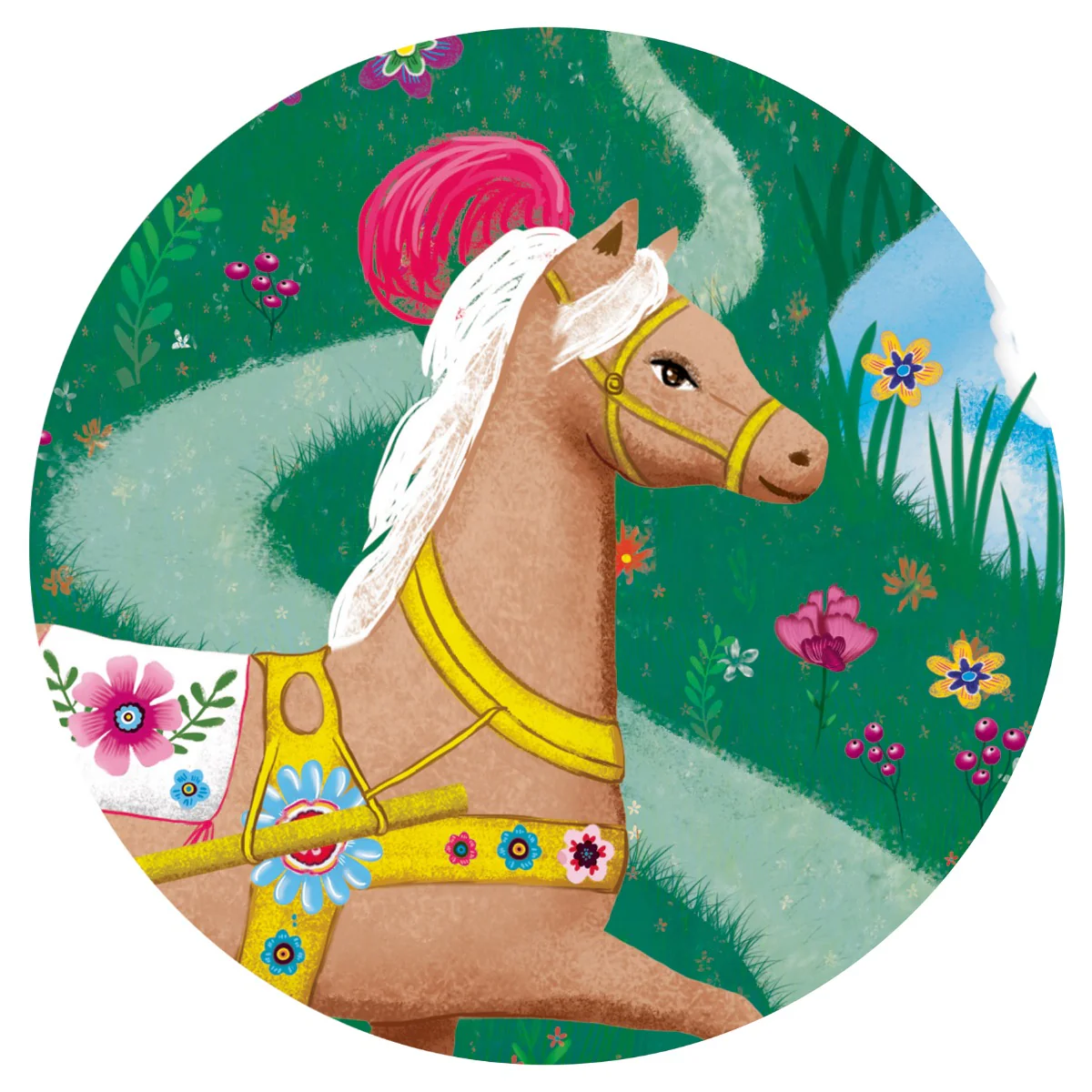 Djeco Silhouette Puzzle Elise's Carriage - Image 3