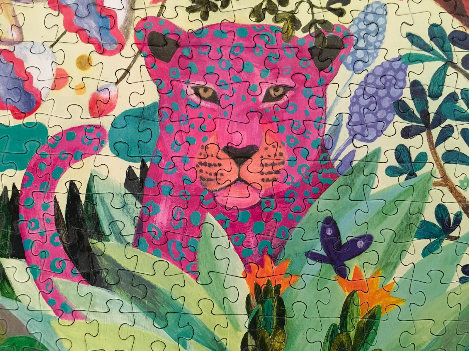 Djeco Gallery 1000 Piece Jigsaw Puzzle, Rainbow Tigers - Image 5