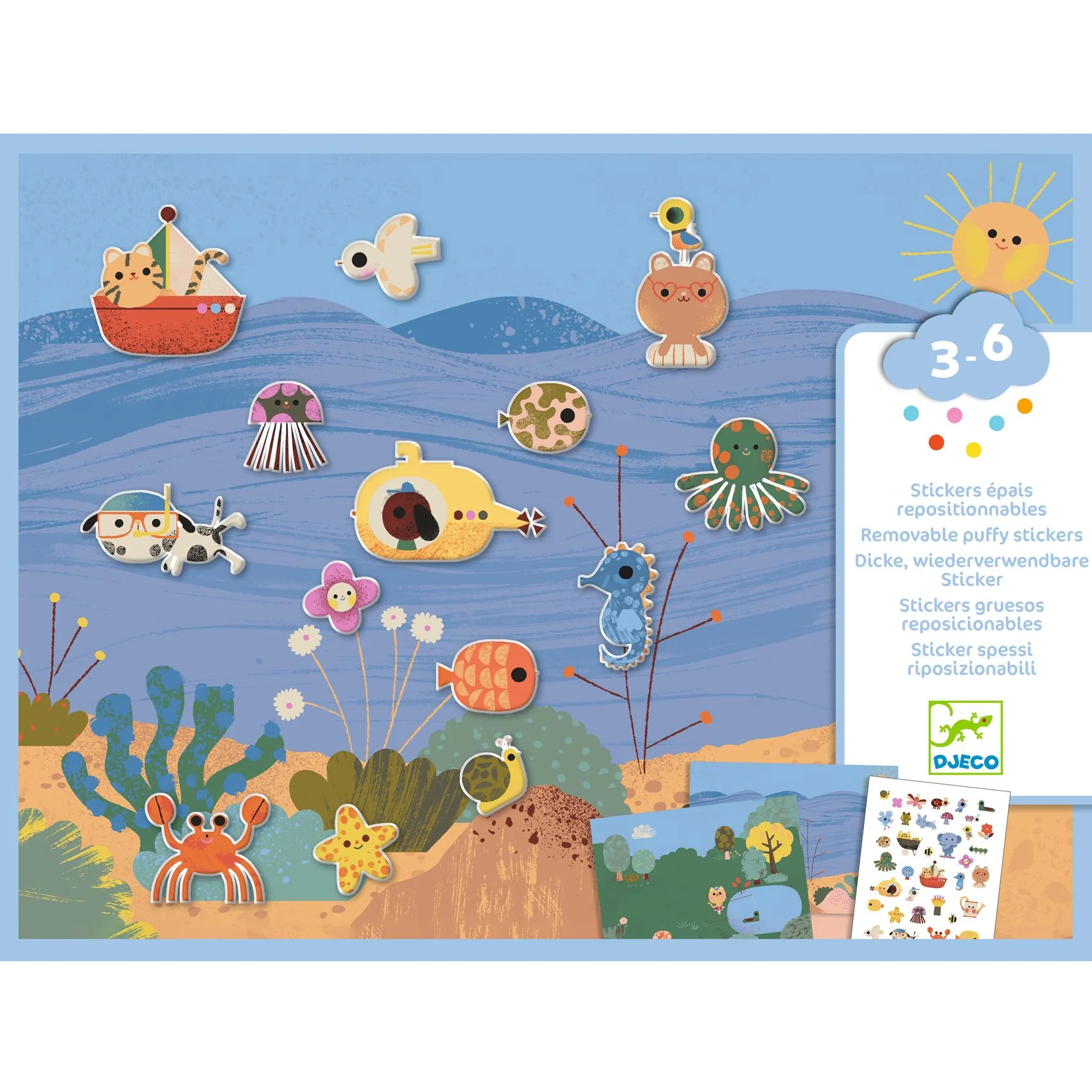 Reusable Sticker Scenes To Make - Summertime - Image 5
