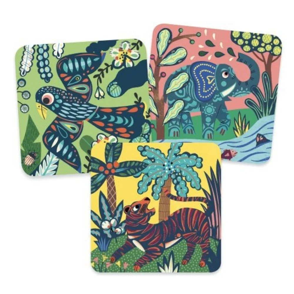 Djeco Scratch Boards - Big Animals - Image 2