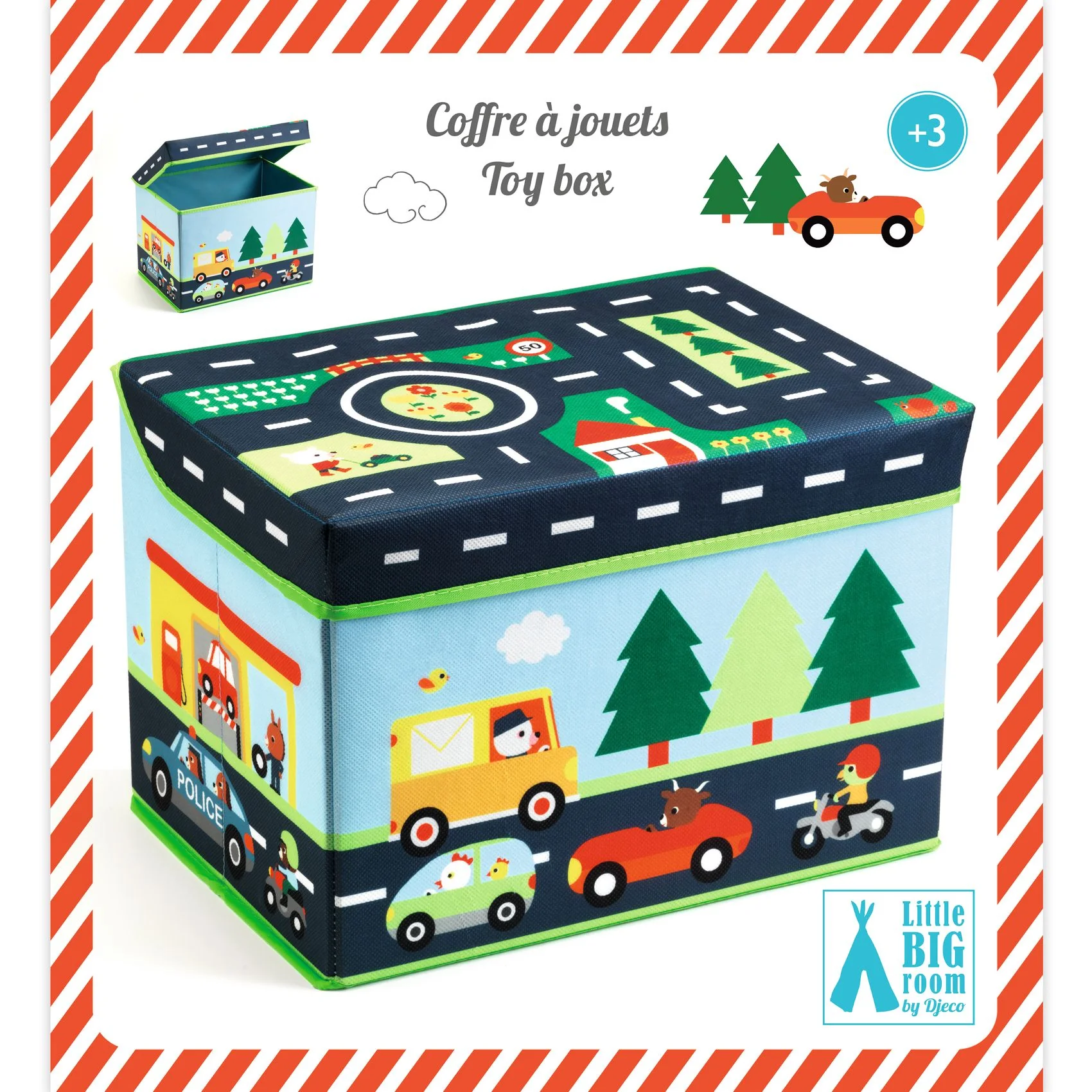 Djeco Seat Toy Box - Circuit - Image 4