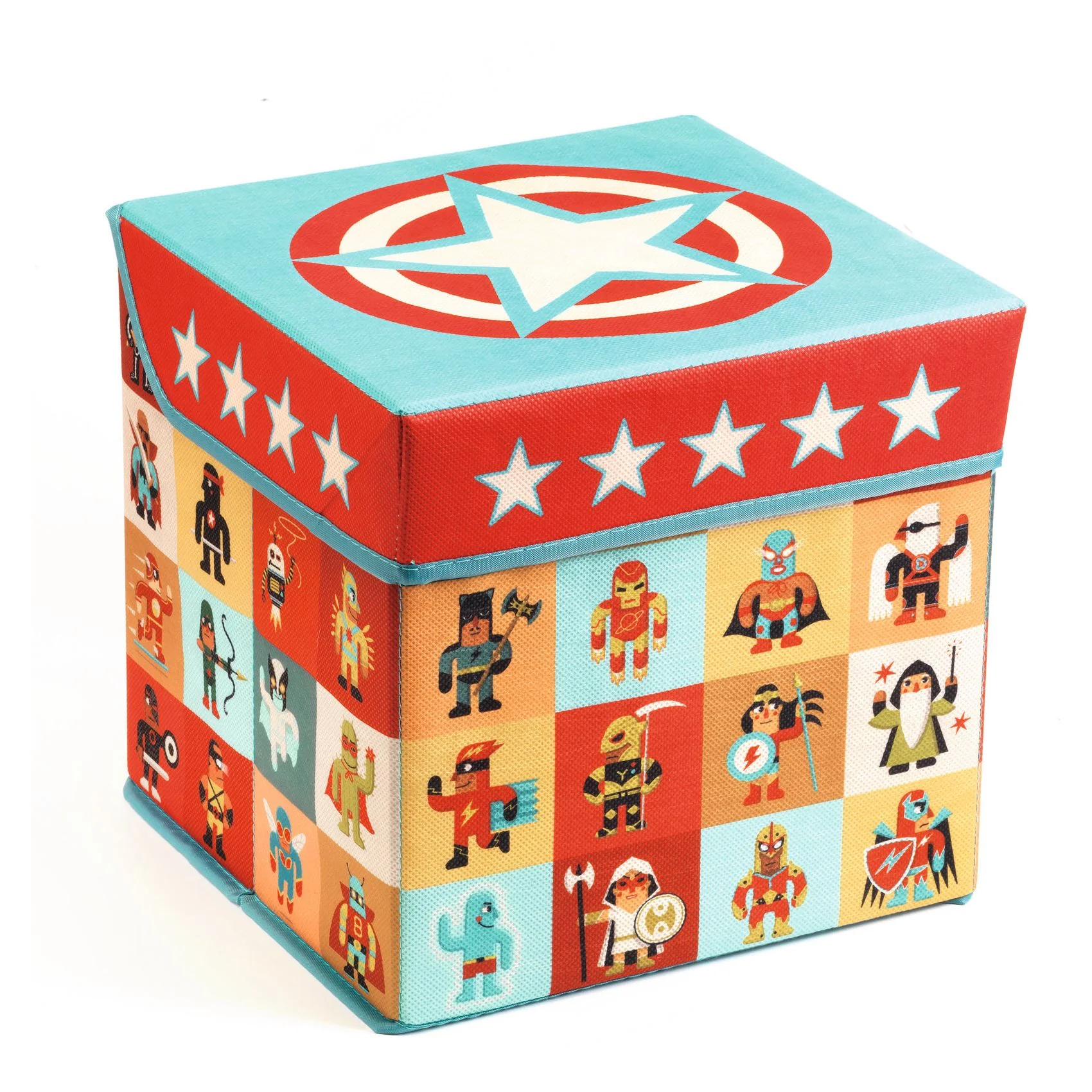Djeco Seat Toy Box - Stars - Image 2