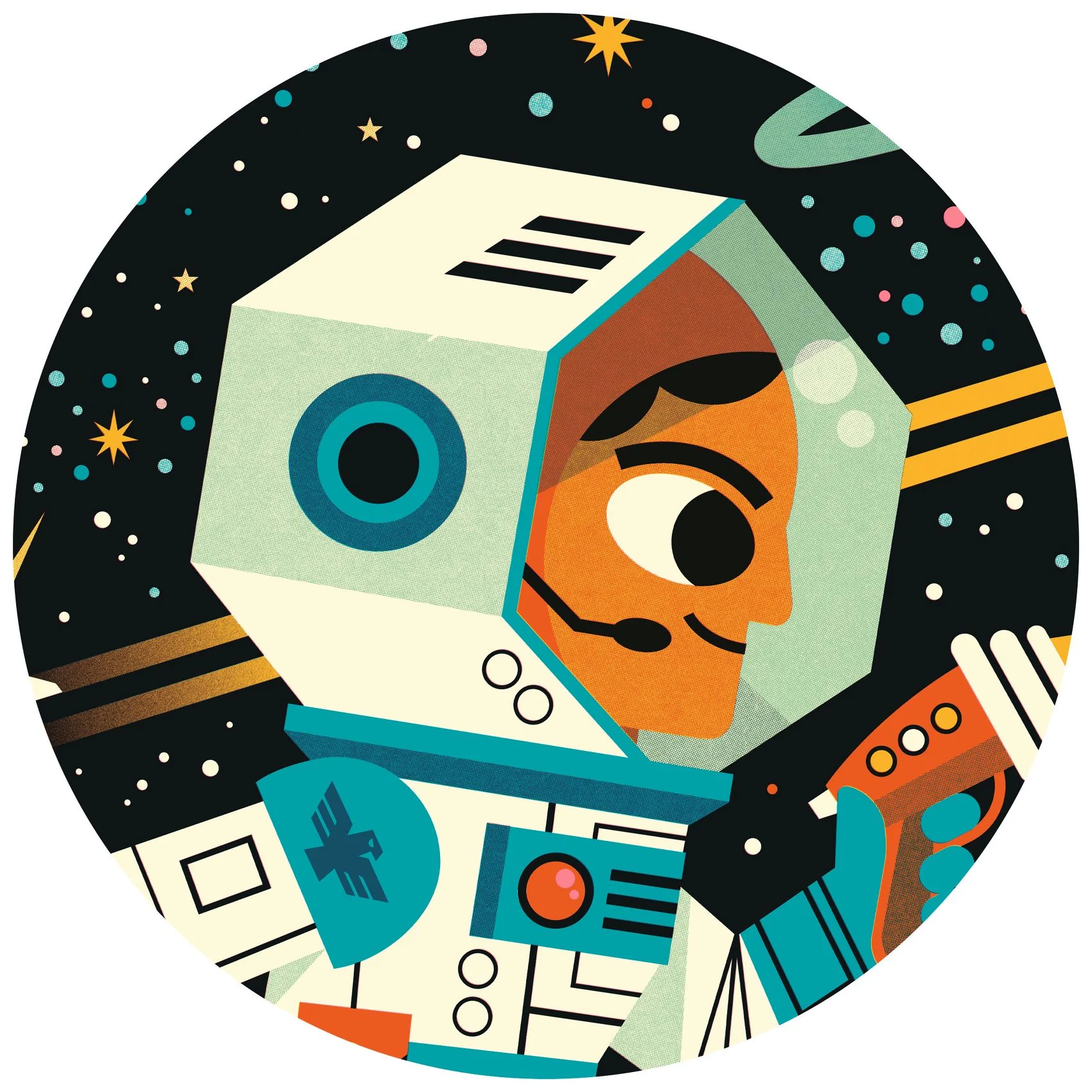 Djeco Silhouette Puzzles - Space Station - Image 3