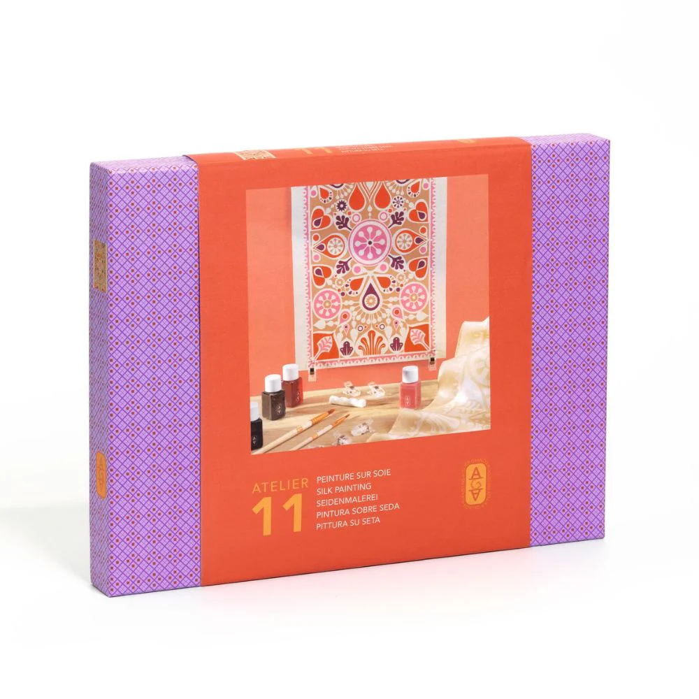 Beginner Silk Painting Kit - Djeco Atelier Grands Augustins Workshop 11 - Image 6
