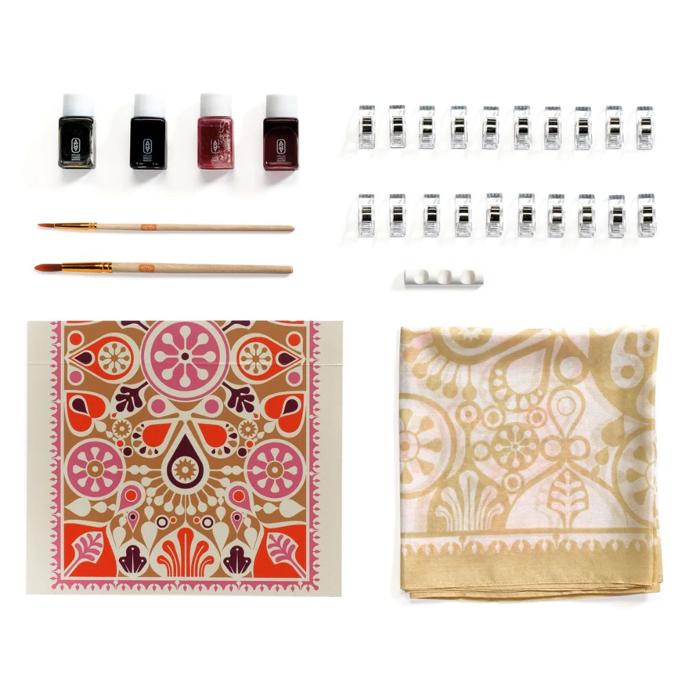 Beginner Silk Painting Kit - Djeco Atelier Grands Augustins Workshop 11 - Image 8