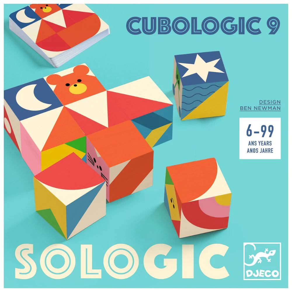 Djeco SoLogic Cubologic 9 - Logical Game to Play Solo - Image 2