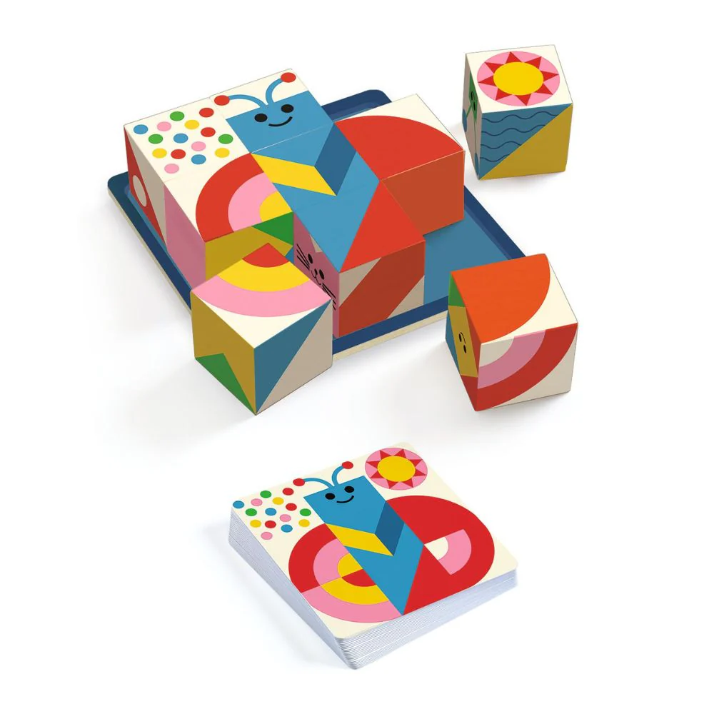 Djeco SoLogic Cubologic 9 - Logical Game to Play Solo - Image 3
