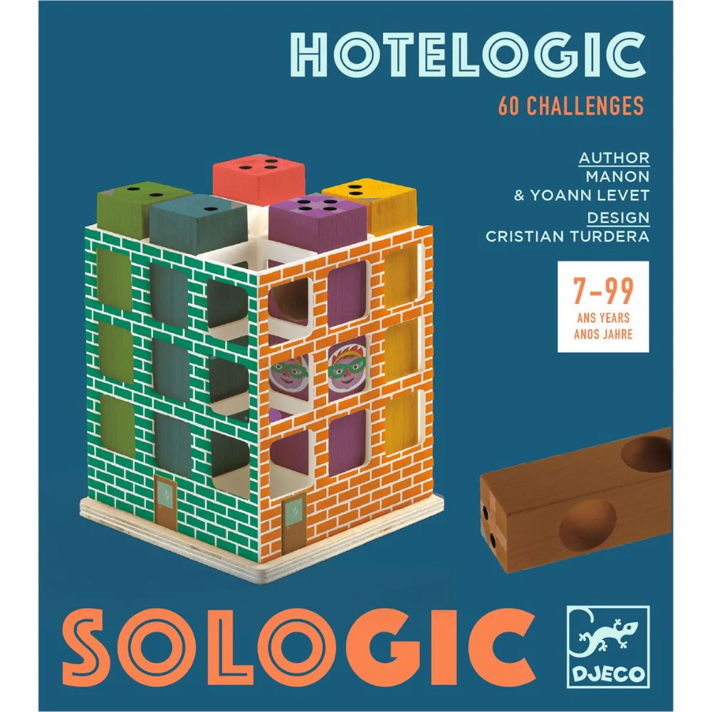 Djeco Sologic Hotelogic A Strategy Game for 7 yrs and up - Image 4