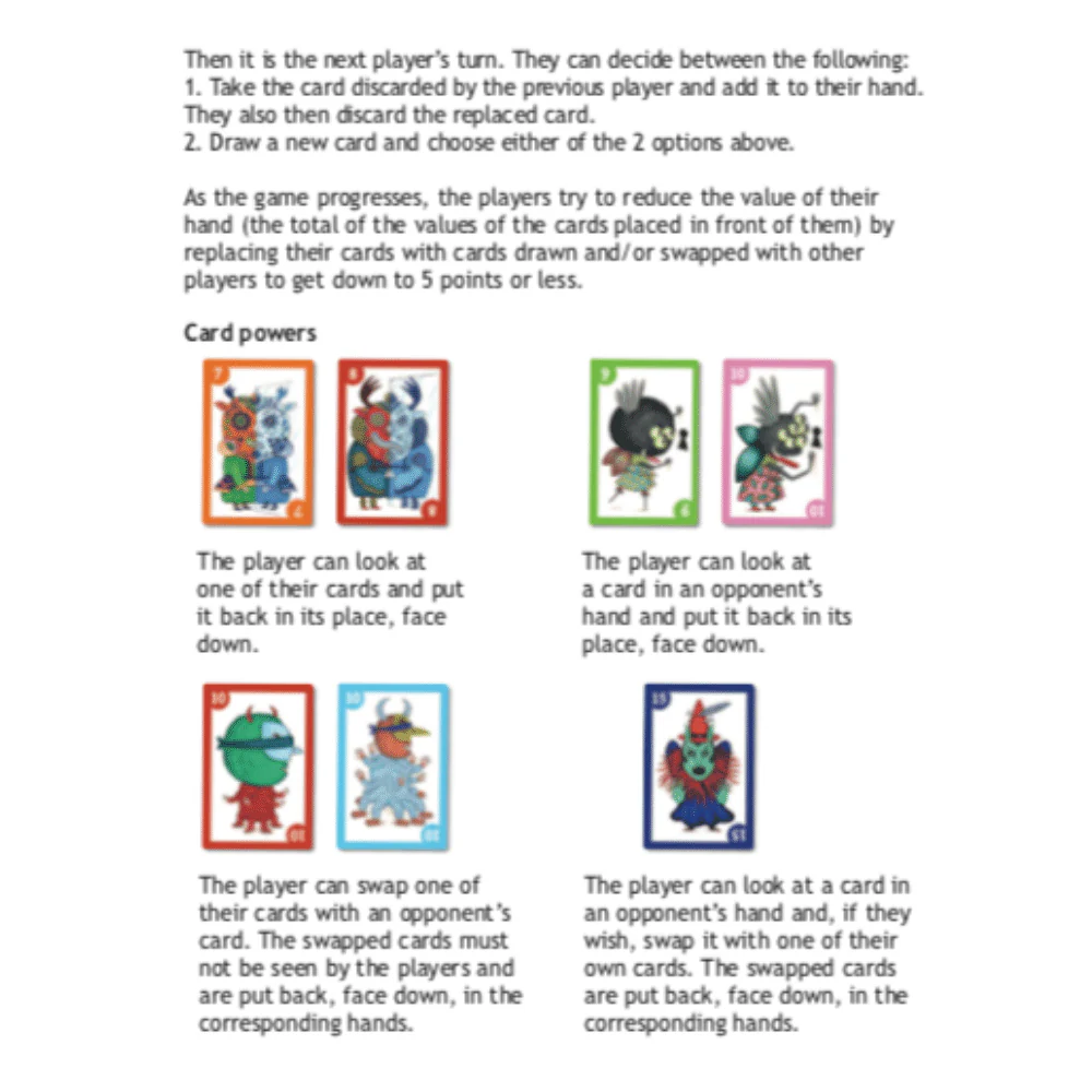 Djeco Card Games For Kids - Spooky Boo! Strategy Game - Image 6