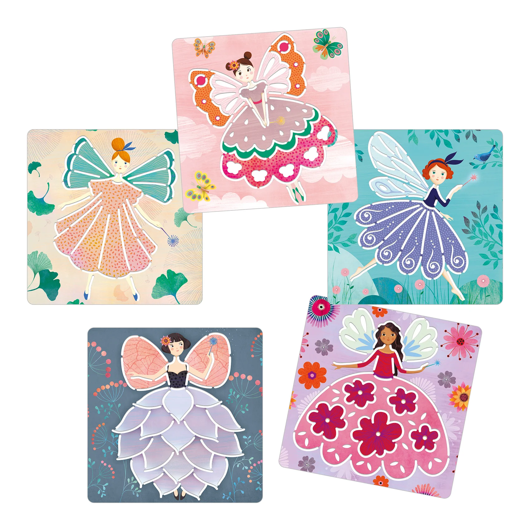 Djeco Stencils Fairies - Image 3