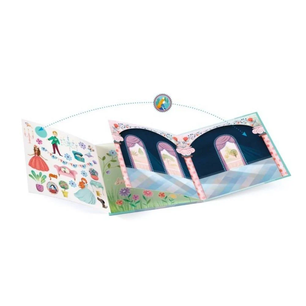 Djeco Sticker Stories - Life in the Castle - Image 3