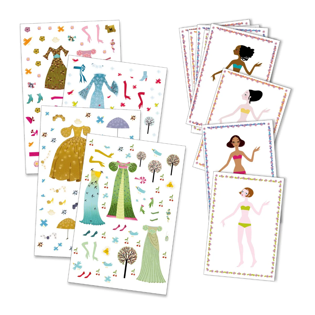 Djeco Sticker Toy Dresses - Image 3