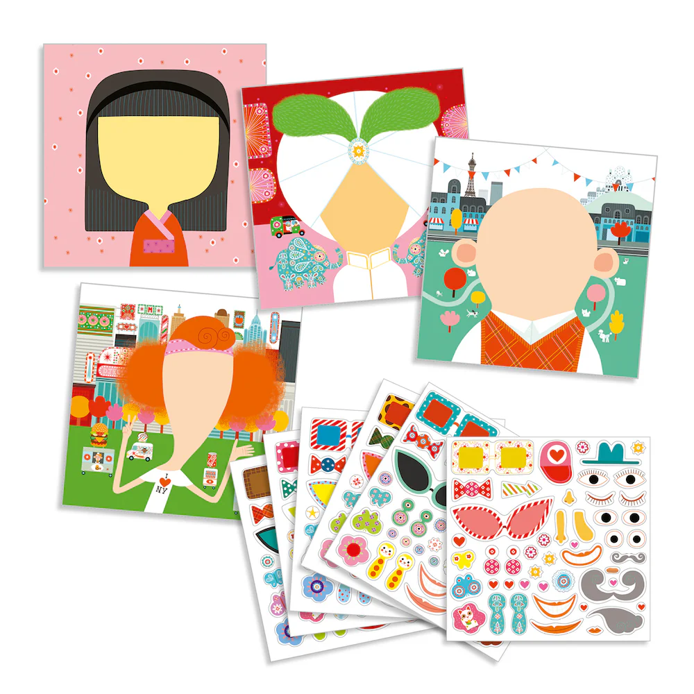 Djeco Stickers All Different - Image 3