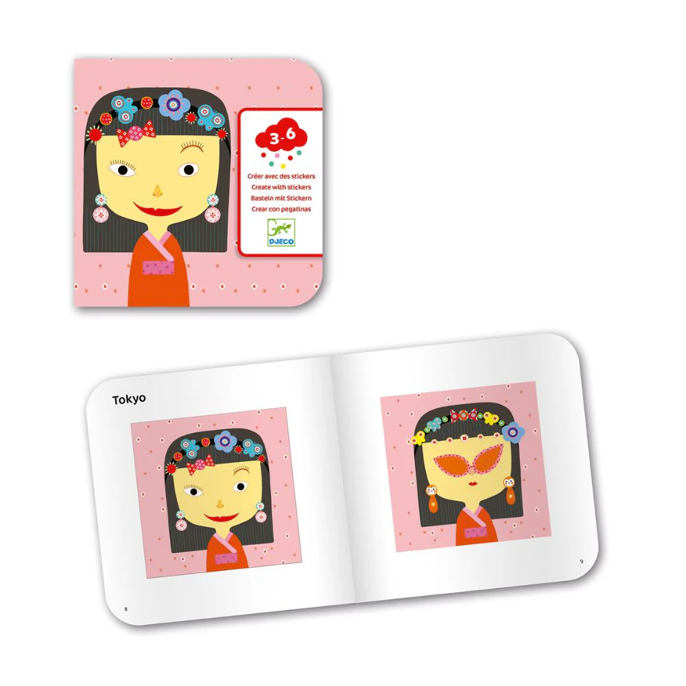 Djeco Stickers All Different - Image 4