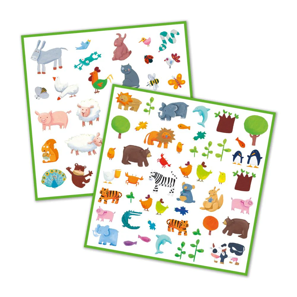Djeco Stickers Animals - Image 2