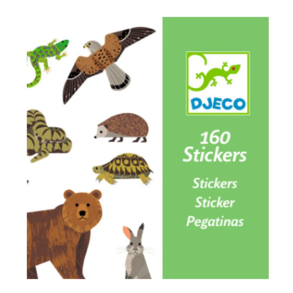 Djeco Stickers - Fauna, 160 stickers - Image 4
