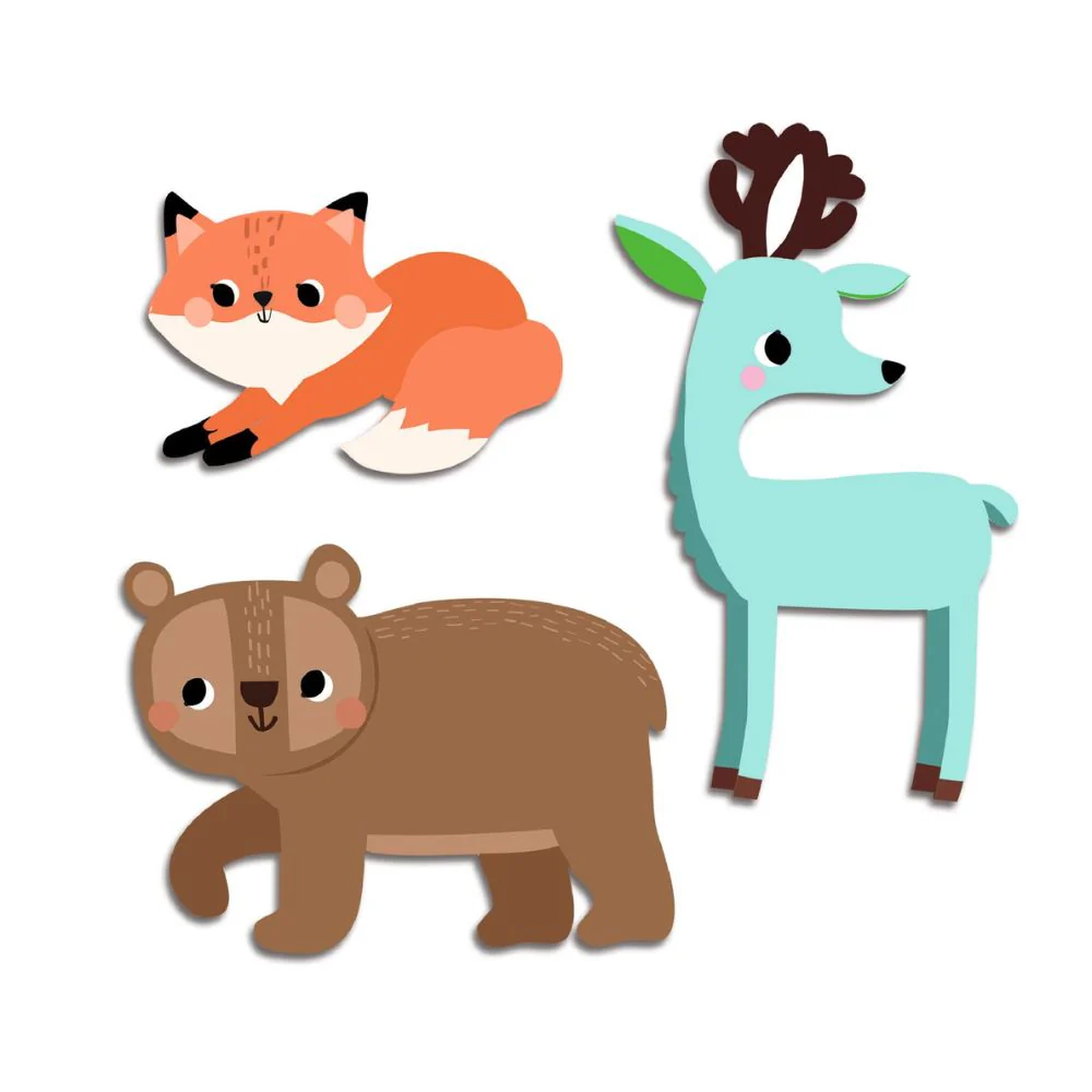 Djeco Stickers - Forest Animals - Image 2