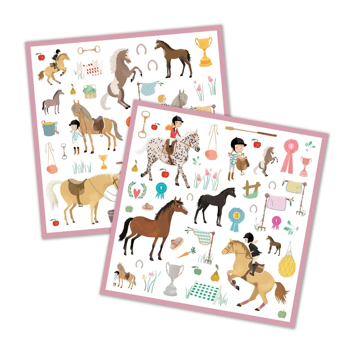 Djeco Stickers Horses - Image 2