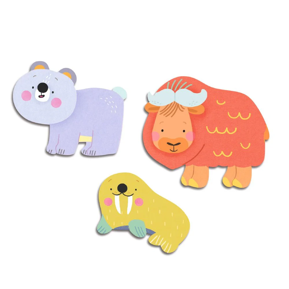 Djeco Stickers - Ice Field Animals - Image 2
