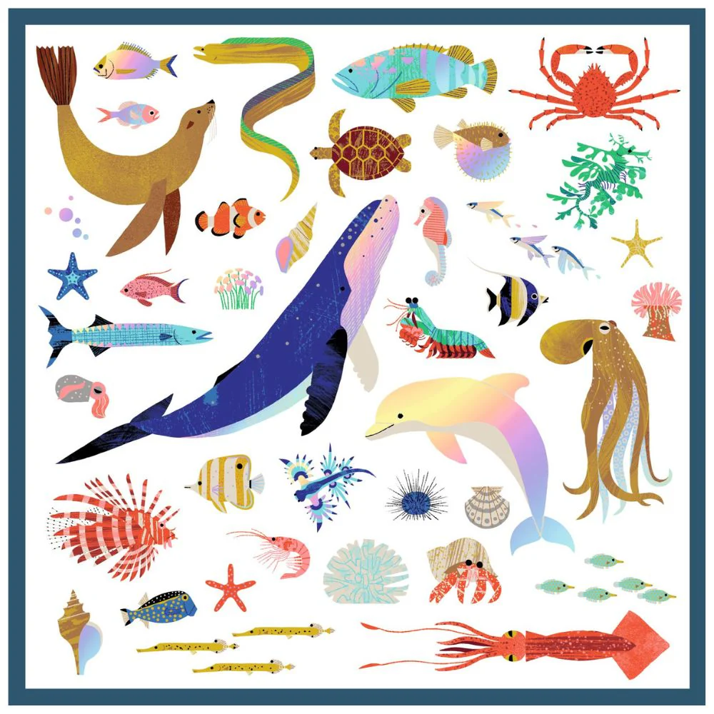 Djeco Stickers - Ocean, 160 stickers - Image 4