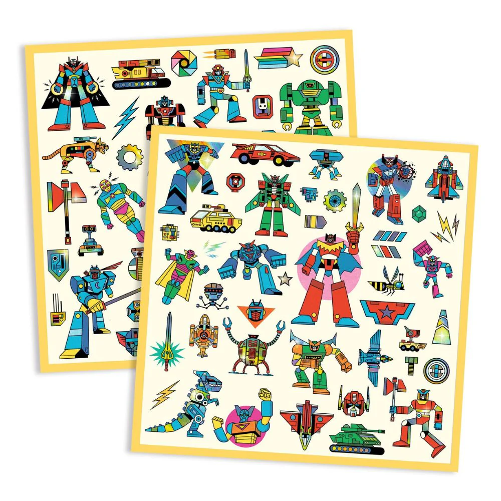 Djeco Stickers - Robots, 160 stickers - Image 5