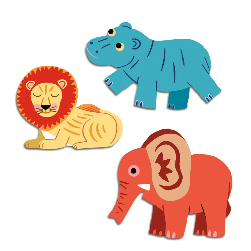 Djeco Stickers - Safari Animals - Image 2