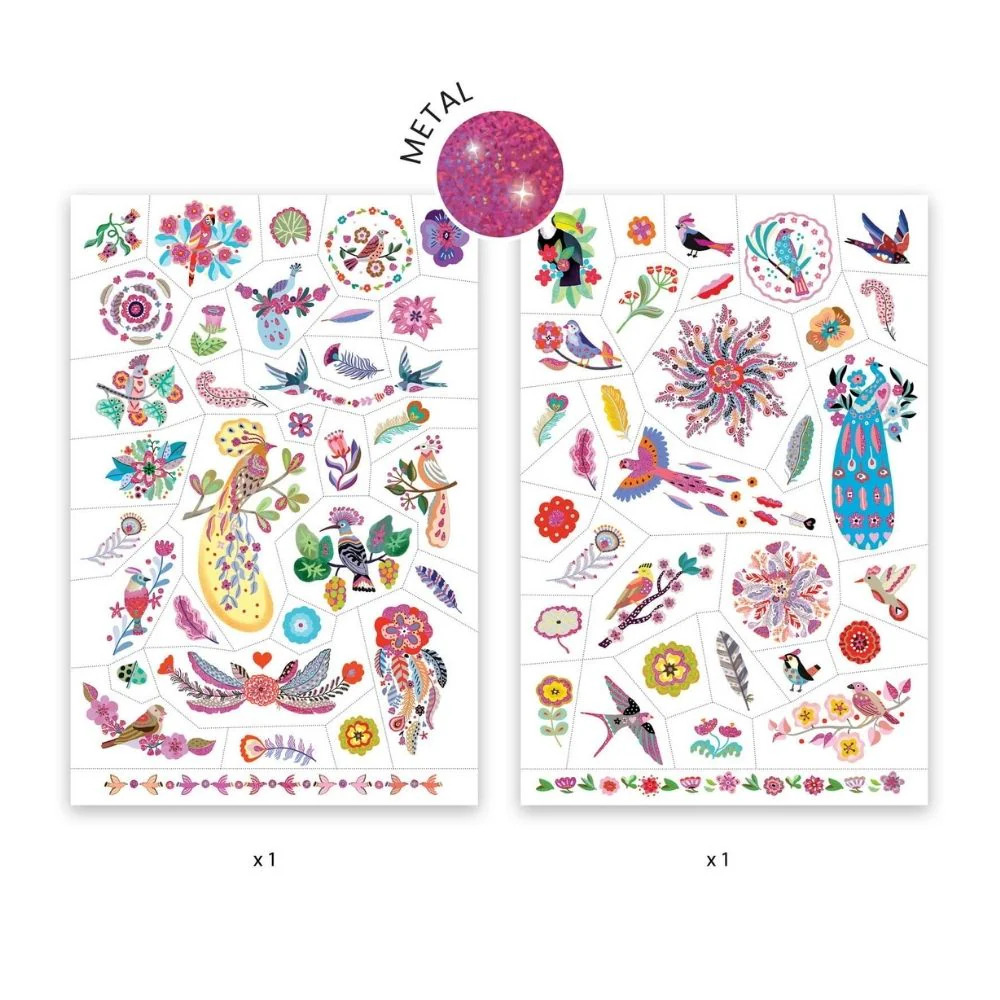 Djeco Tattoos - Bright Birds - Image 3