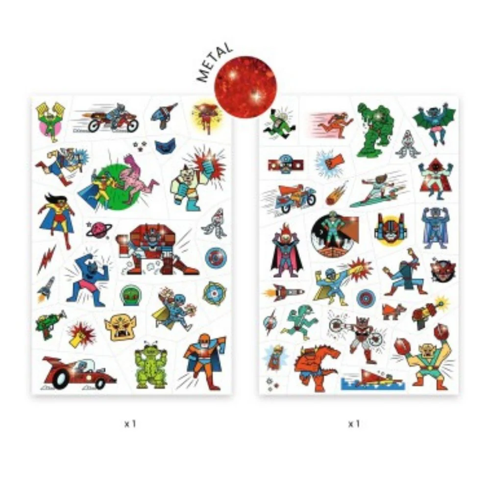 Djeco Tattoos - Heroes vs Villains - Image 3