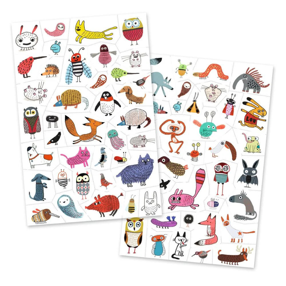 Djeco Tattoos - Little Critters Kids Tattoos - Image 2