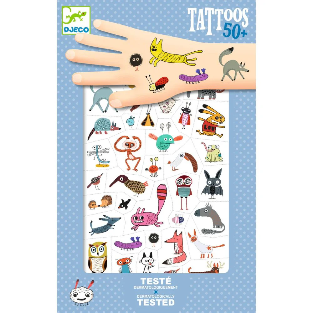 Djeco Tattoos - Little Critters Kids Tattoos - Image 3