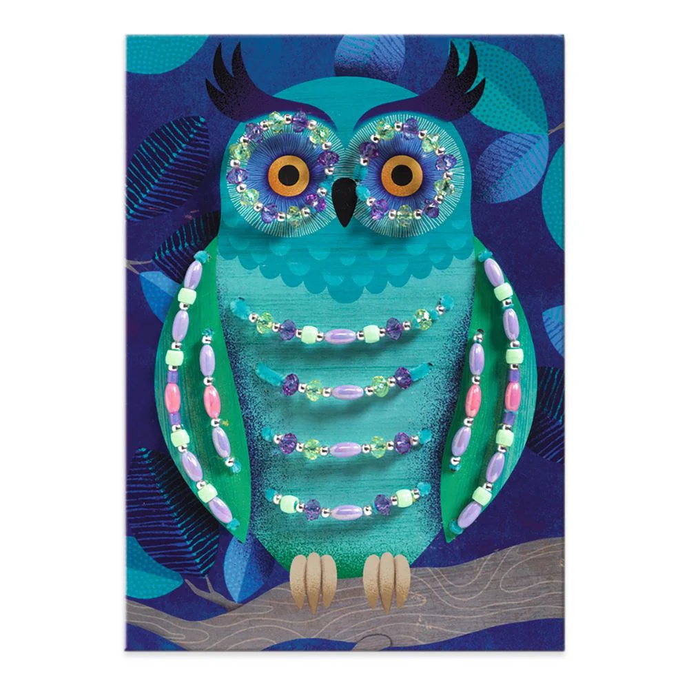 Djeco Threading Beads and Pipe Cleaners, Light Up The Night - Image 2