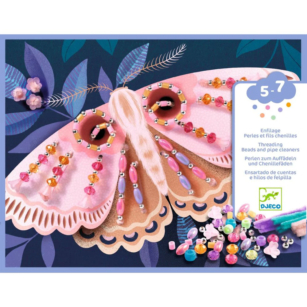 Djeco Threading Beads and Pipe Cleaners, Light Up The Night - Image 5