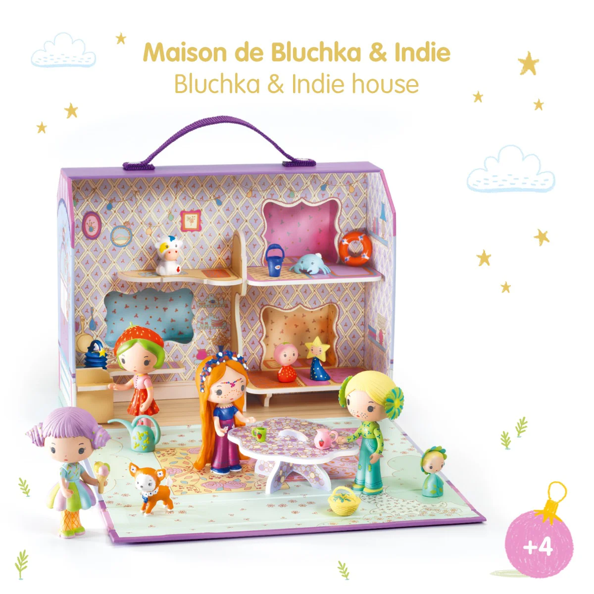 Djeco Tinyly Bluchka & Indie House - Image 3