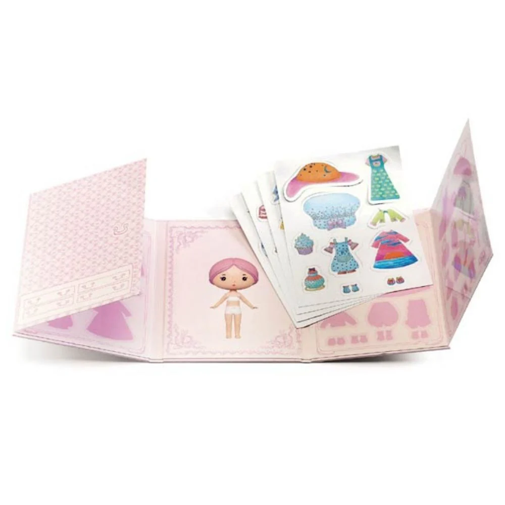 Djeco Tinyly - Miss Lilypink - Removable Stickers - Image 2