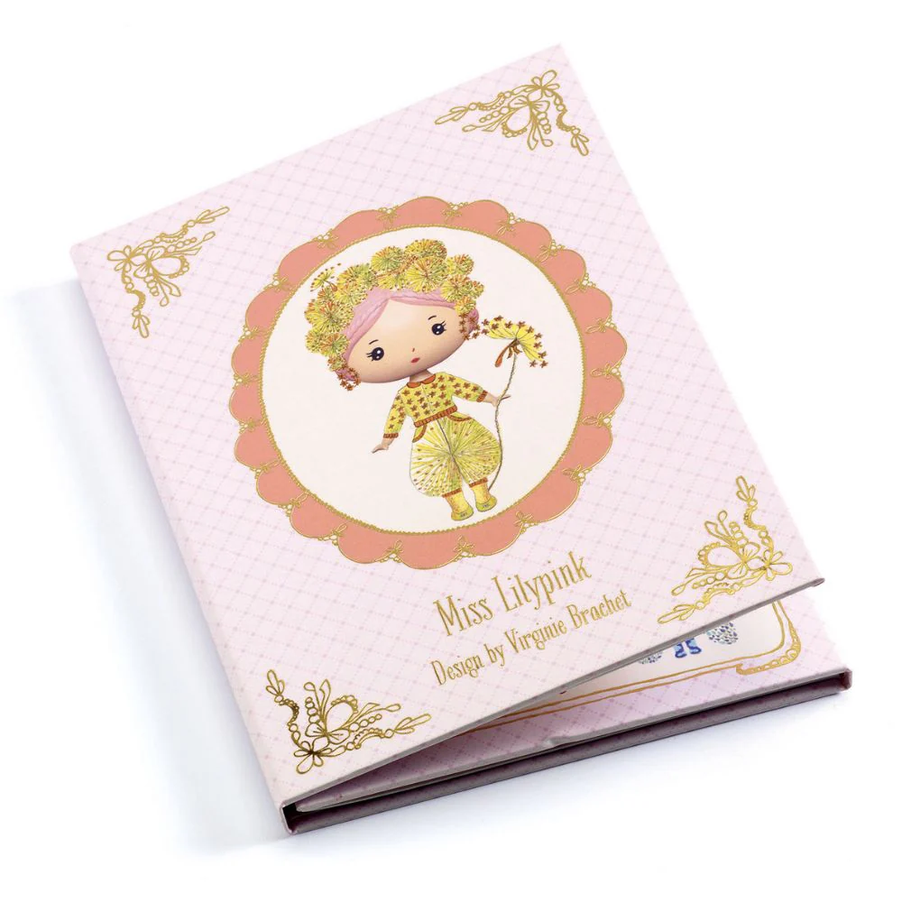 Djeco Tinyly - Miss Lilypink - Removable Stickers - Image 3