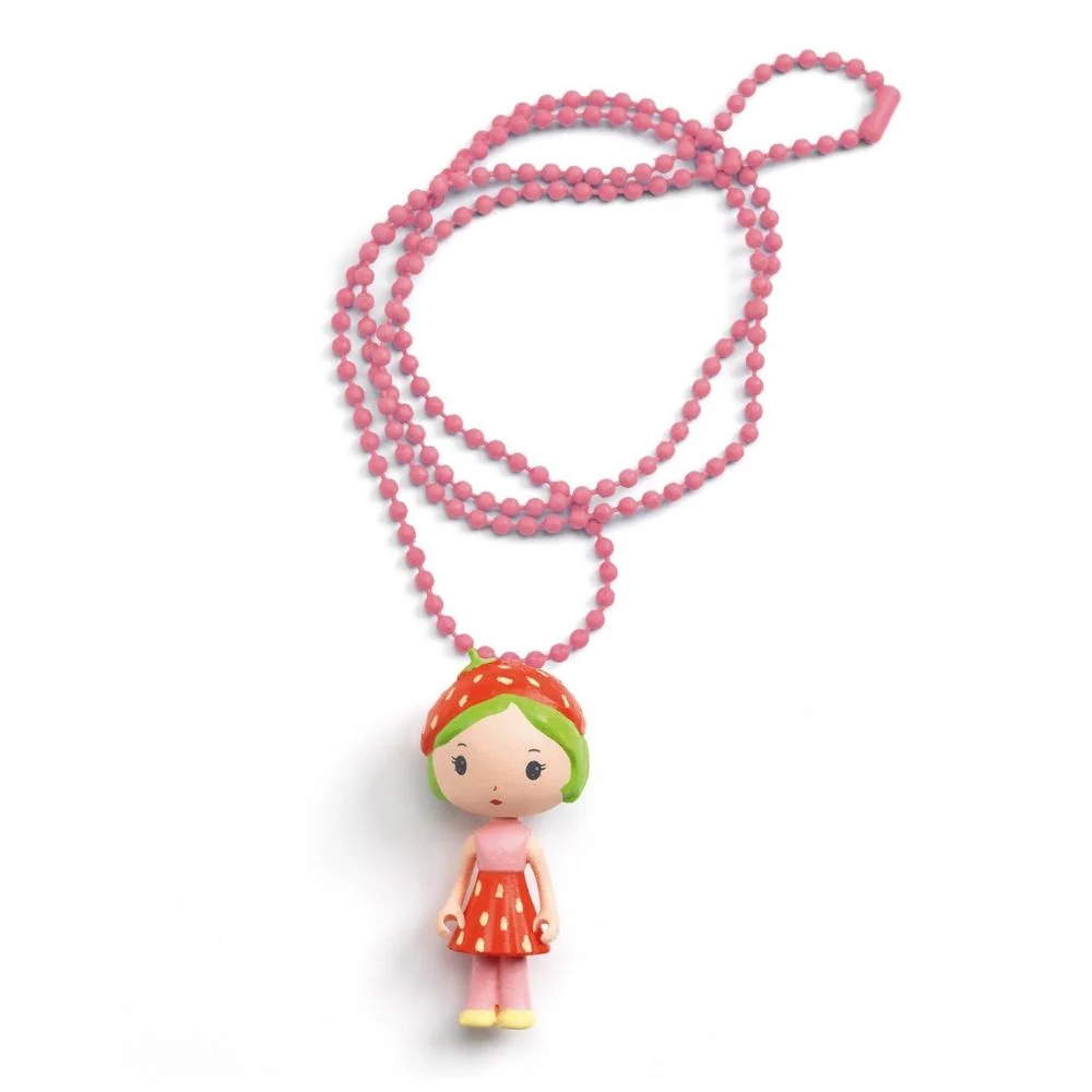 Djeco Tinyly Necklace - Berry Childrens Necklace - Image 2