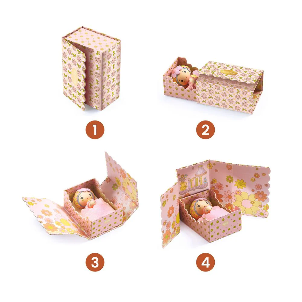 Djeco Tinyly Rose Tiny Room - Image 4