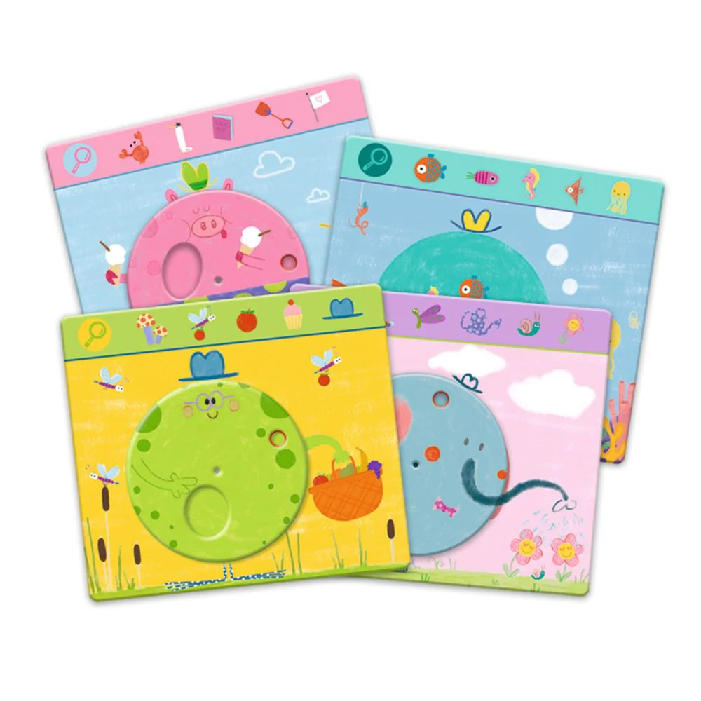 Djeco Toddler Games - Obs Funny - A Seek and Find Toddler Game 3 yrs + - Image 2