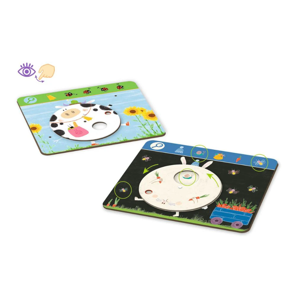Djeco Toddler Games - Obs Funny - A Seek and Find Toddler Game 3 yrs + - Image 3