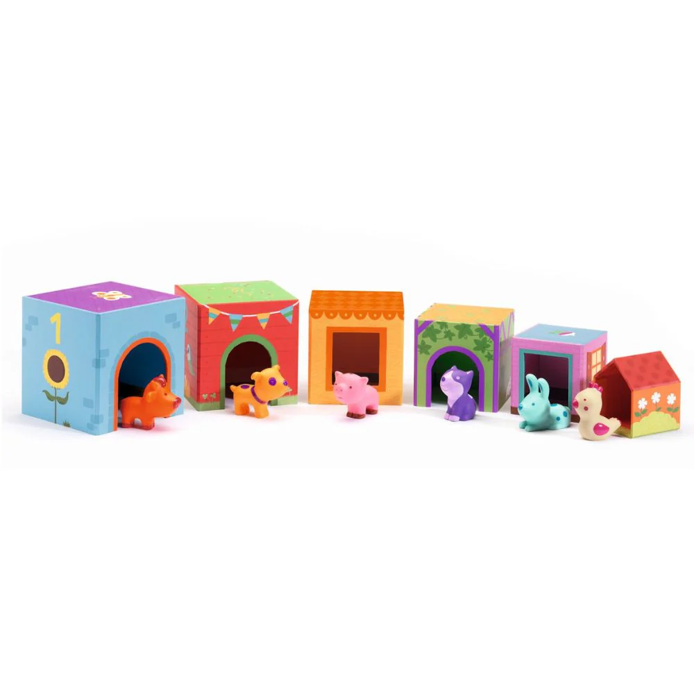 Djeco Topanifarm - Farm Animals Stacking Blocks - Image 3