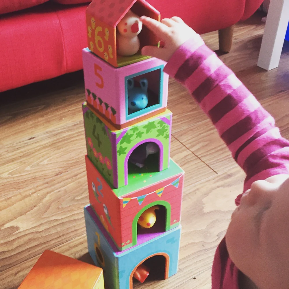 Djeco Topanifarm - Farm Animals Stacking Blocks - Image 4