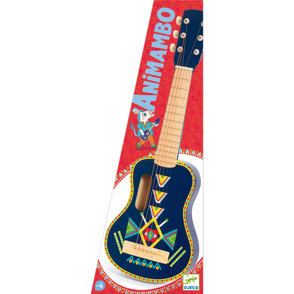 Djeco Animambo Toy 6 metallic strings Guitar - Image 3