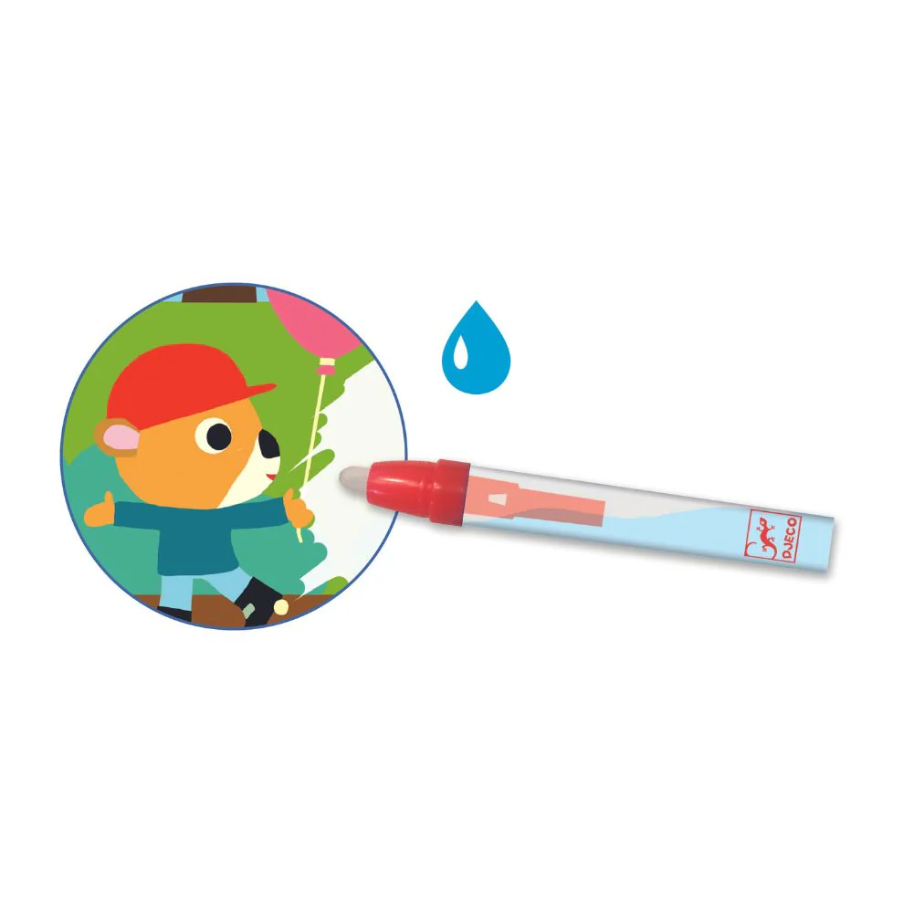 Djeco Water Magic Colouring - In the Park - Image 2