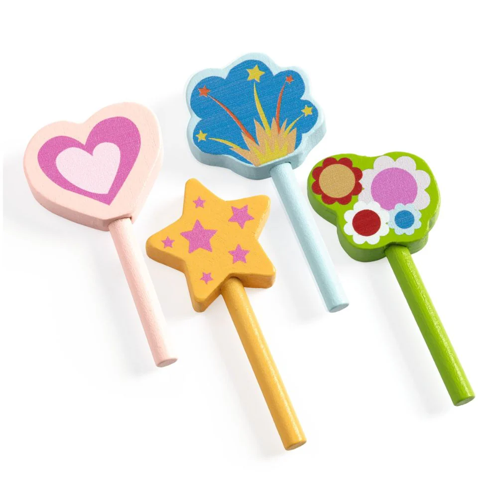 Djeco Happy Birthday Cake - Wooden Play Food - Image 6