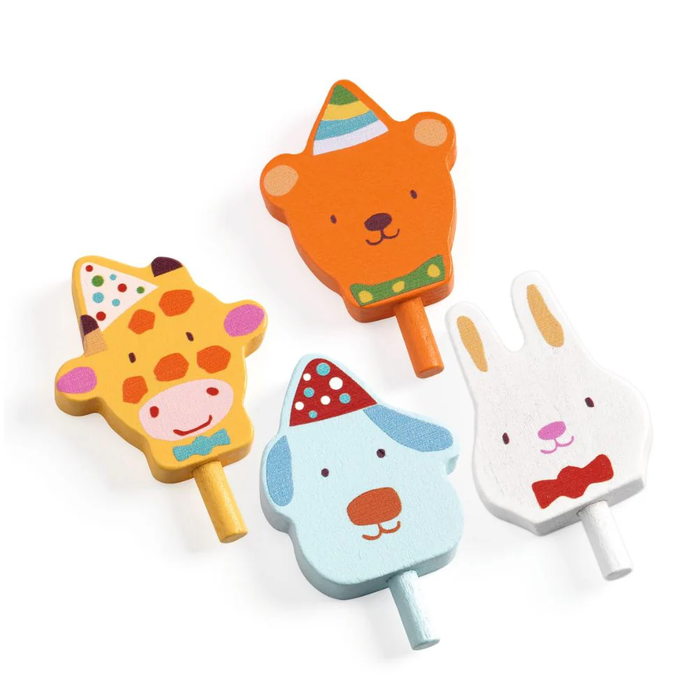 Djeco Happy Birthday Cake - Wooden Play Food - Image 8