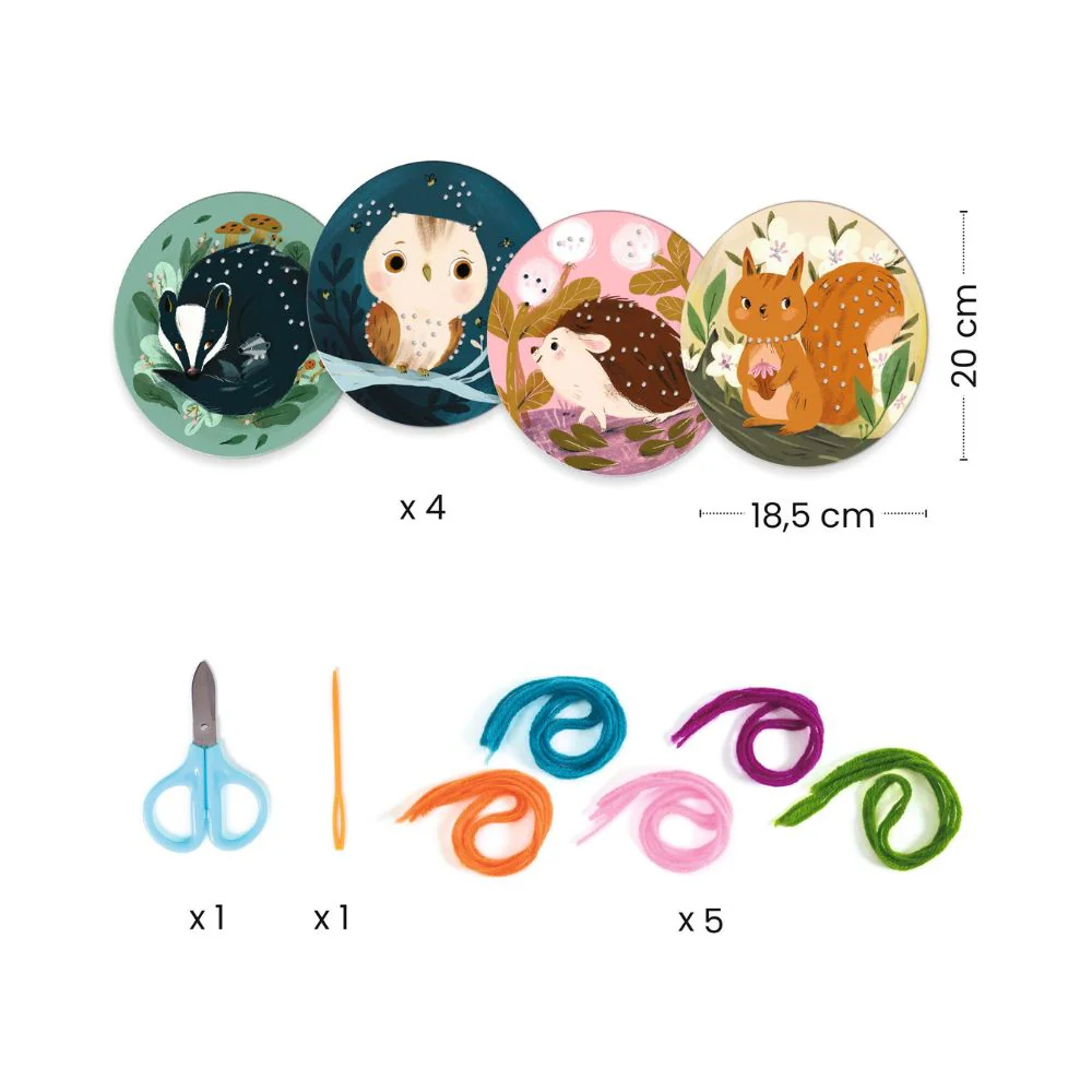 Djeco Wool Threading - Image 2