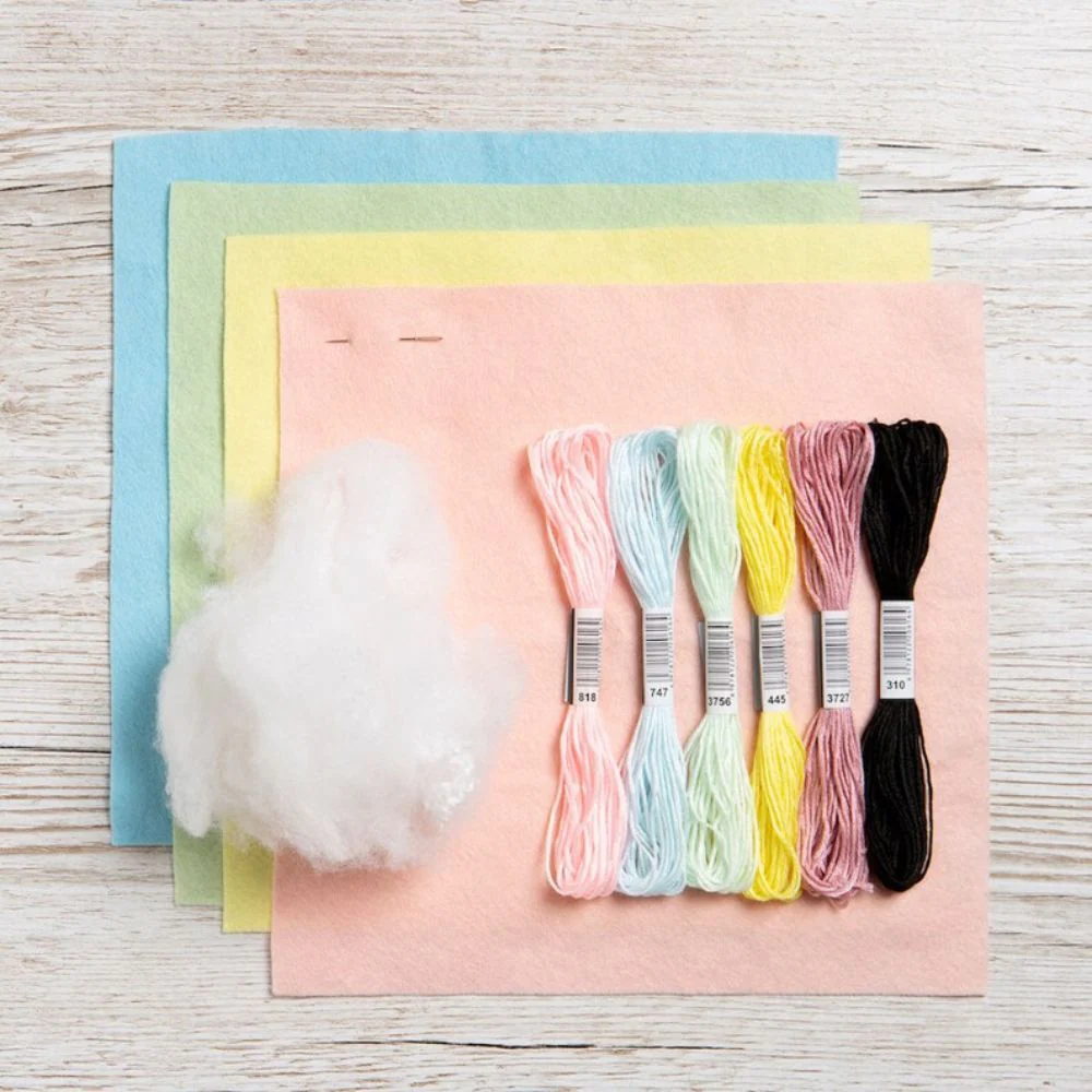 Easter Bunny Felt Craft - Beginner Sewing Kit - Image 4