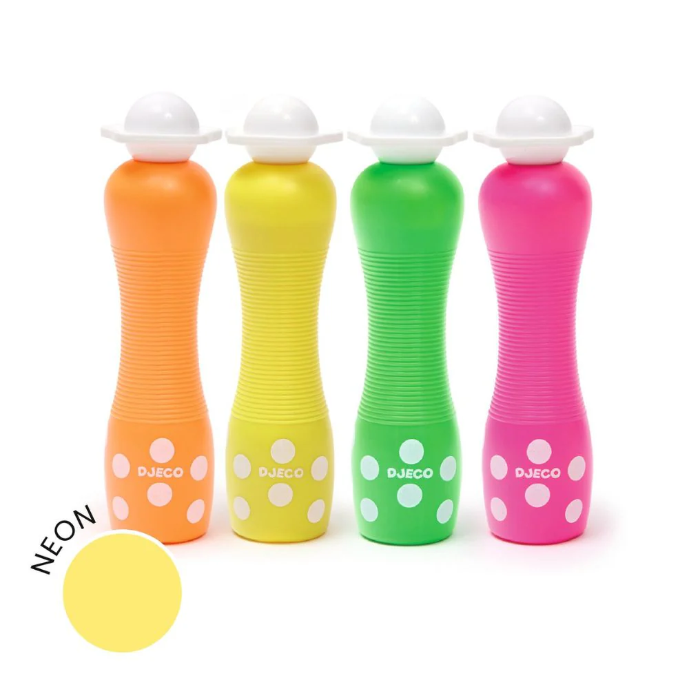 Easy Hold Chunky Foam Markers Neon Colours - Toddler Crafts 3-6 yrs - Image 2