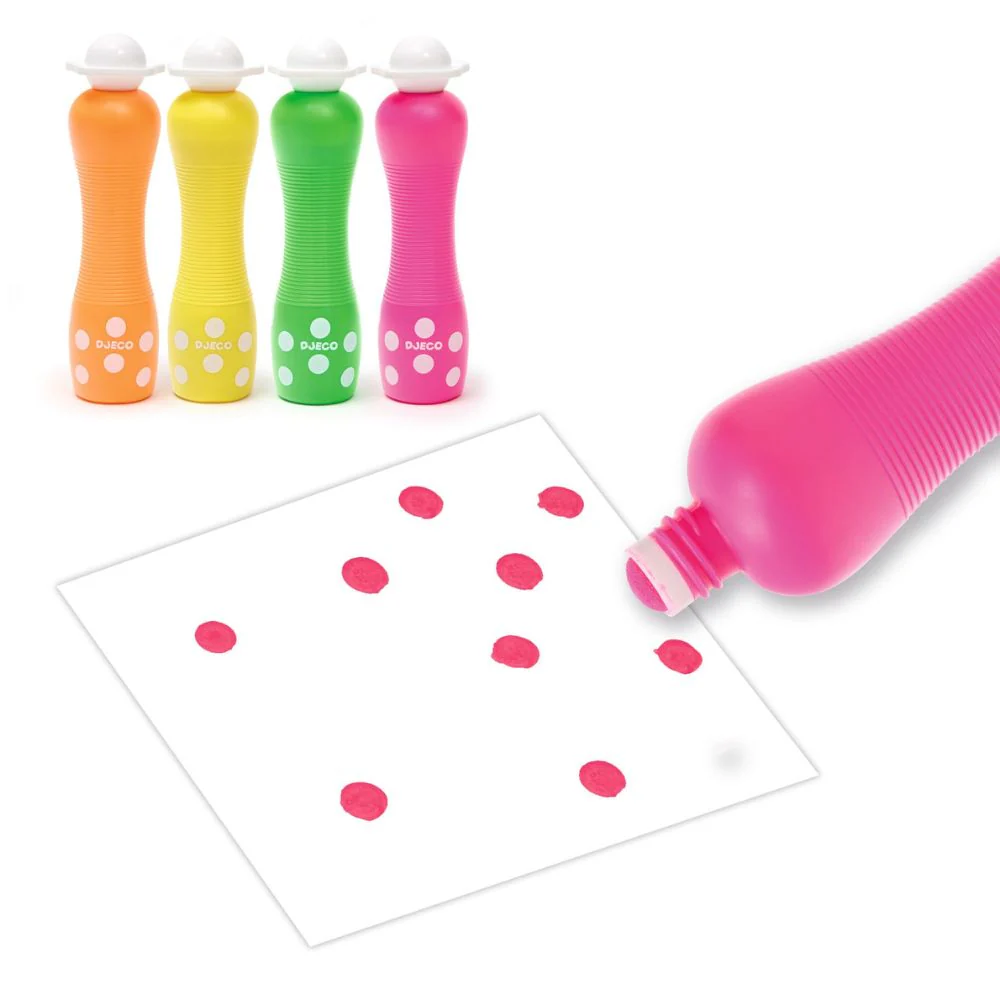 Easy Hold Chunky Foam Markers Neon Colours - Toddler Crafts 3-6 yrs - Image 4
